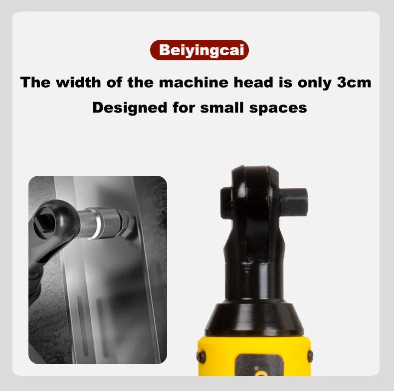 Wholesale Popular Handheld Rechargeable Electric Torque Wrench Set Multifunction Ratchet with 21V Battery for DIY Graders