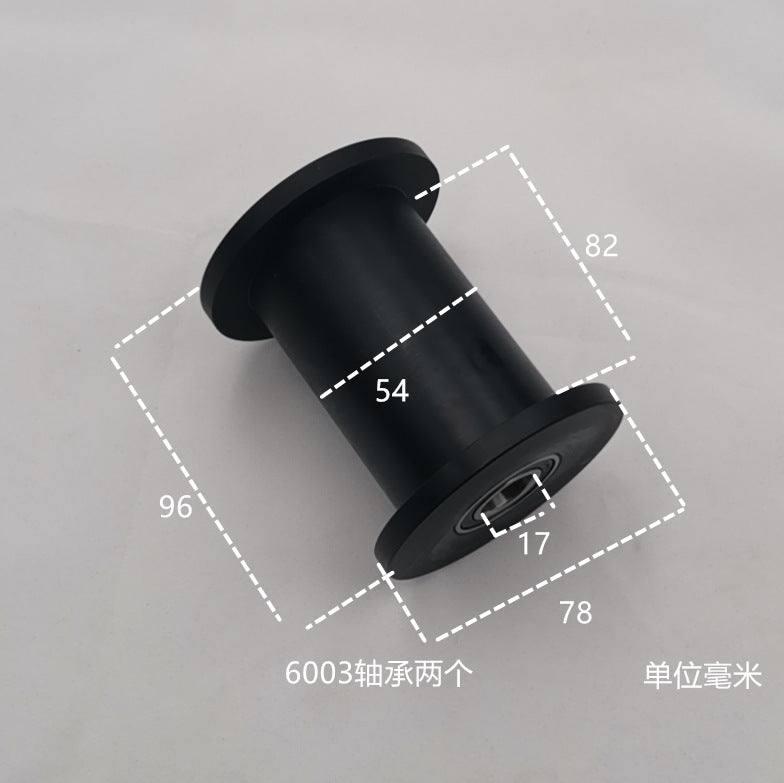 Dunang H-slot track pulley bearing wheel roller nylon belt tensioning wheel chain wheel I-slot plastic wheel guide