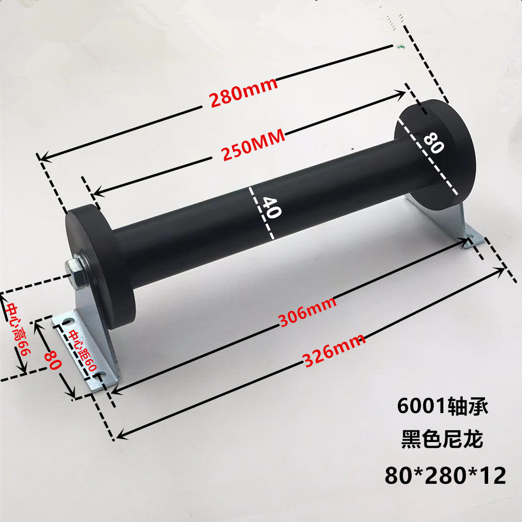 Dunang H-slot track pulley bearing wheel roller nylon belt tensioning wheel chain wheel I-slot plastic wheel guide