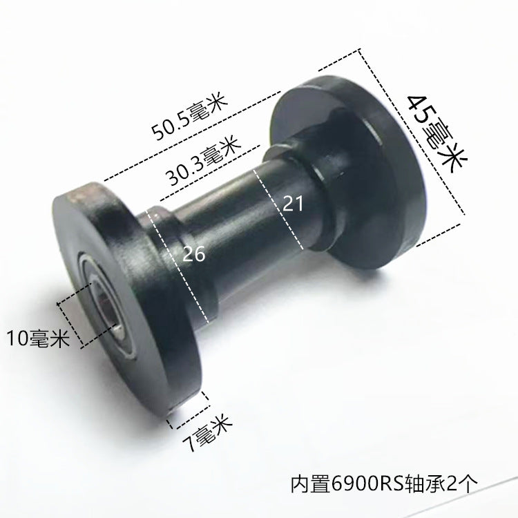 Dunang H-slot track pulley bearing wheel roller nylon belt tensioning wheel chain wheel I-slot plastic wheel guide